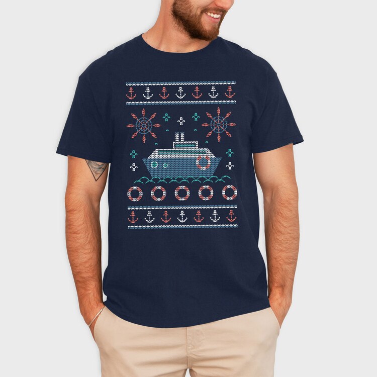 Nautic Ugly Sweater, Tricou Barbati (Unisex)