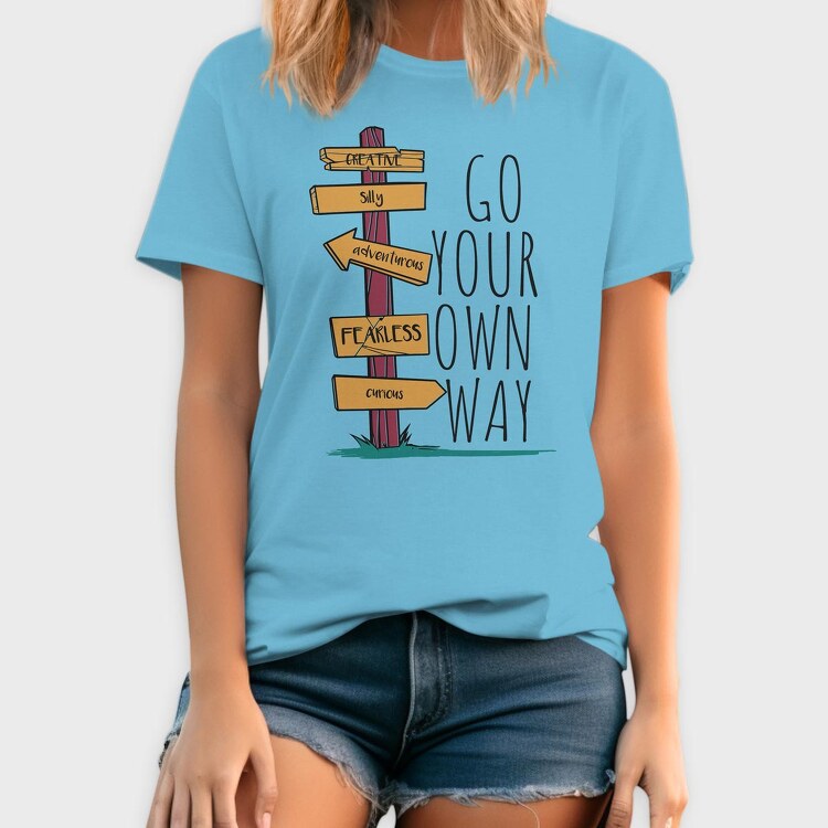 Go Your Own Way, Tricou Barbati (Unisex)