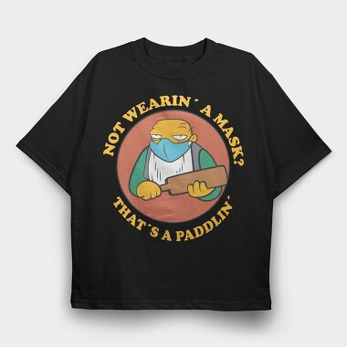 The Simpsons 40, Tricou Oversize Barbati (Unisex)