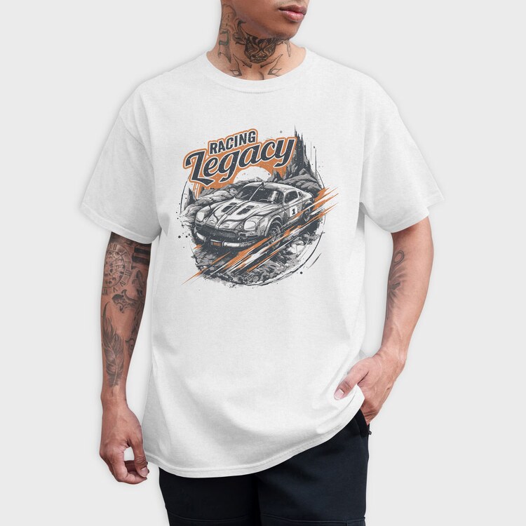 Racing Legacy Retro Car, Tricou Barbati (Unisex)