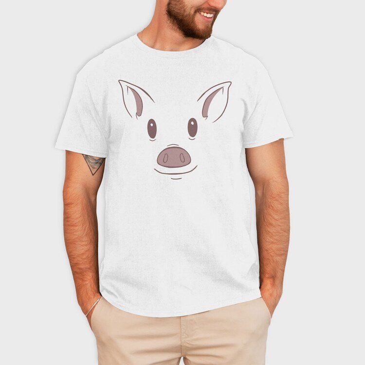 Pig Face, Tricou Barbati (Unisex)