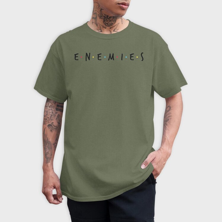 Enemies, Tricou Barbati (Unisex)
