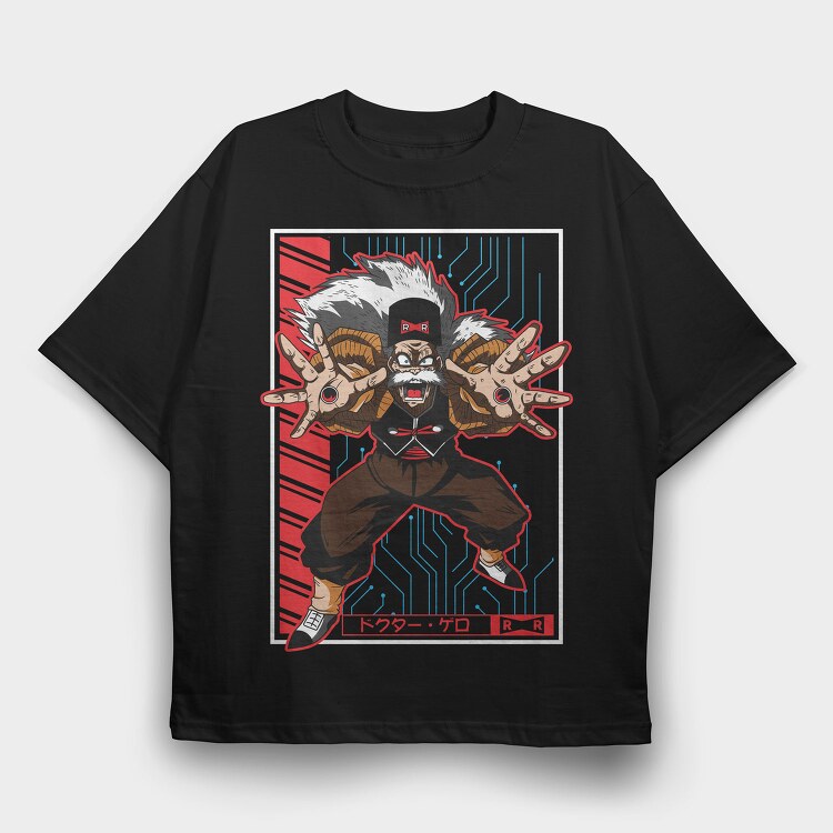 Dragon Ball Z 80, Tricou Oversize Barbati (Unisex)