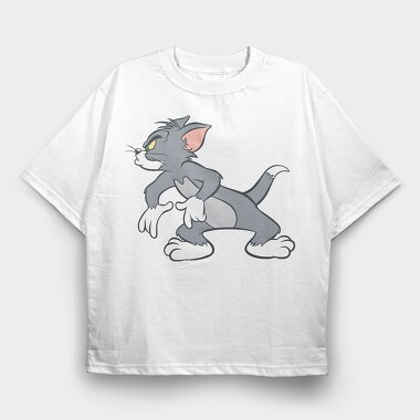 Tom and Jerry 1, Tricou Oversize Barbati (Unisex)