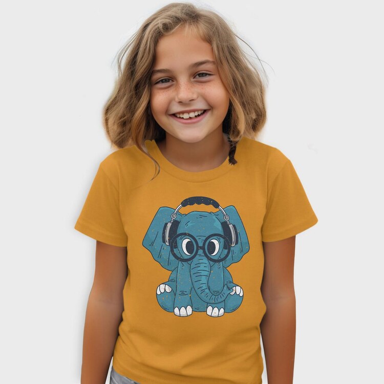 Elephant With Glasses, Tricou Copii