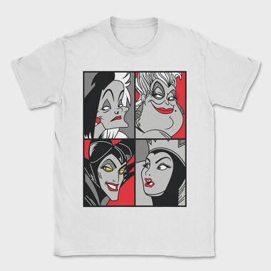 Villanas Disney Pop Art, Tricou Barbati (Unisex)
