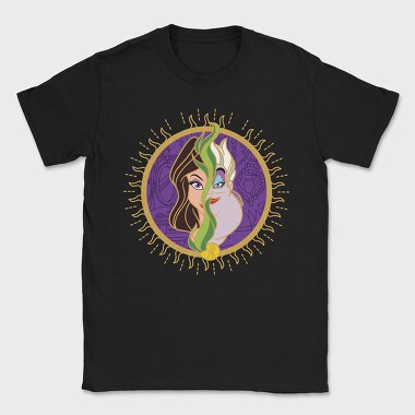 Villanas Disney Ursula B, Tricou Barbati (Unisex)