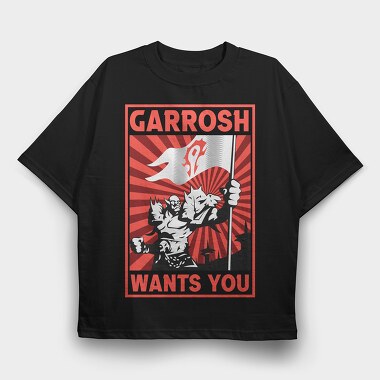 Warcraft 4, Tricou Oversize Barbati (Unisex)