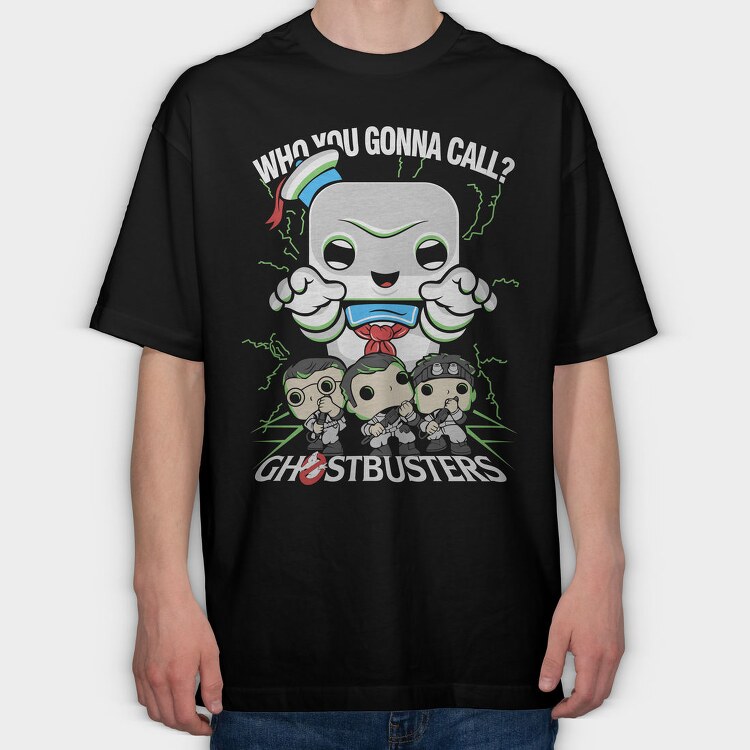 Who You Gonna Call Ghostbusters, Tricou Oversize Barbati (Unisex)