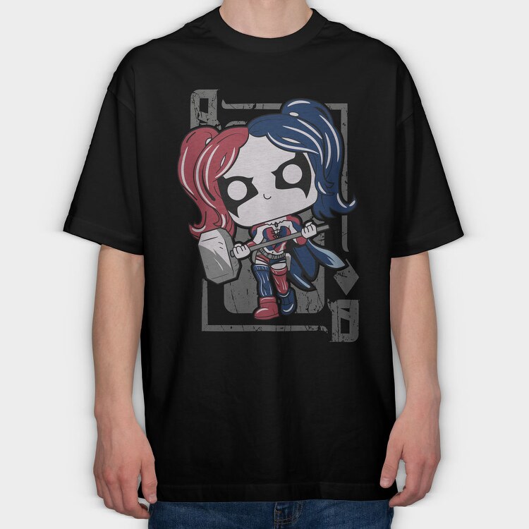 Women s DC Funko, Tricou Oversize Barbati (Unisex)