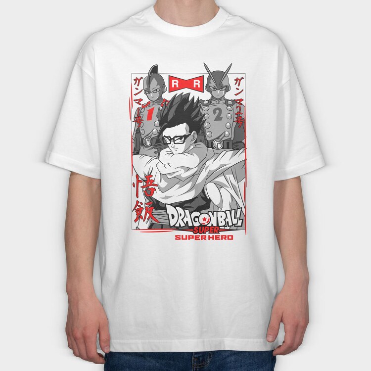 Dragon Ball Z 21, Tricou Oversize Barbati (Unisex)