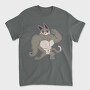 Muscle Cat, Tricou Barbati (Unisex)