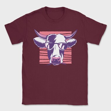 Cow Galasses, Tricou Barbati (Unisex)