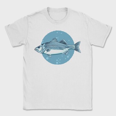 Stripped Bass Fish, Tricou Barbati (Unisex)