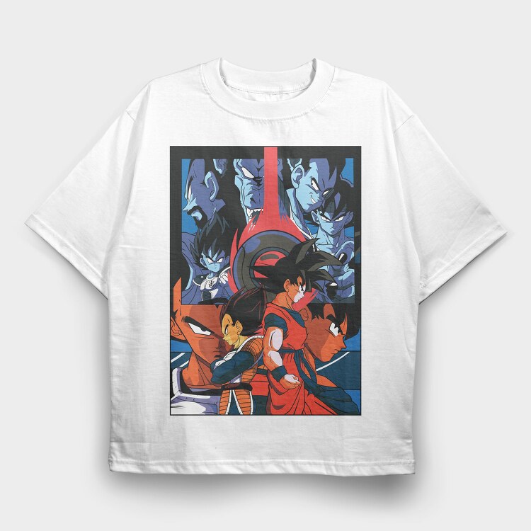 Dragon Ball Z 34, Tricou Oversize Barbati (Unisex)