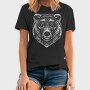 Monochrome Portrait Bear, Tricou Barbati (Unisex)