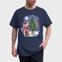 Santa Tree Pee, Tricou Barbati (Unisex)