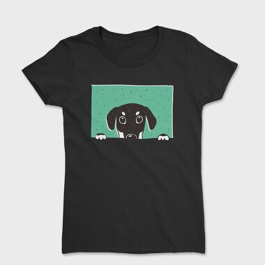 Peeking Dog, Tricou Femei