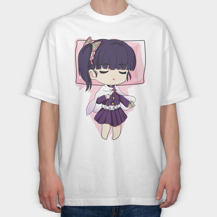 Demon Slayer Pillow 8, Tricou Oversize Barbati (Unisex)