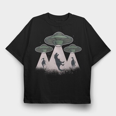 The Extinction of Dinosaurs, Tricou Oversize Barbati (Unisex)