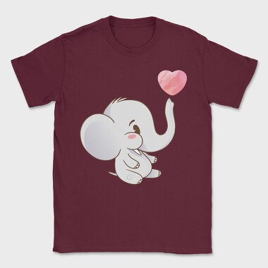 Cute Elephant, Tricou Barbati (Unisex)