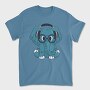 Elephant With Glasses, Tricou Barbati (Unisex)