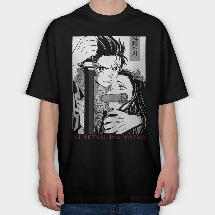 Demon Slayer 72, Tricou Oversize Barbati (Unisex)