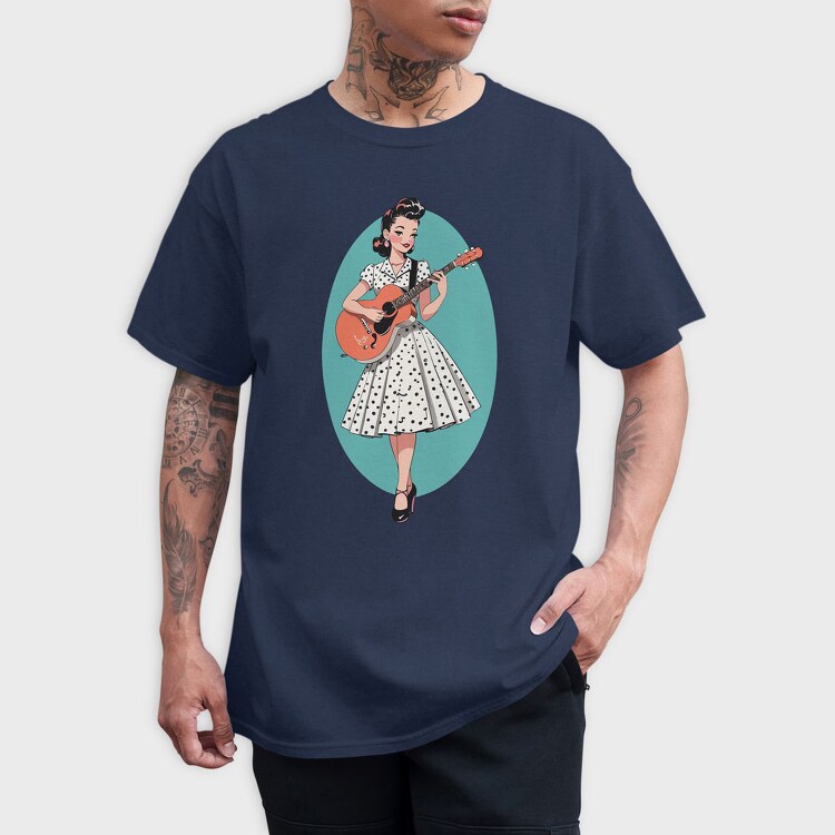 Pin Up Girl, Tricou Barbati (Unisex)