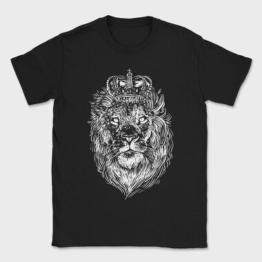 Crowned Lion, Tricou Barbati (Unisex)