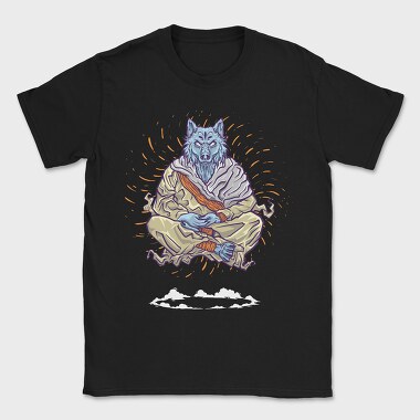 Monk Wolf, Tricou Barbati (Unisex)