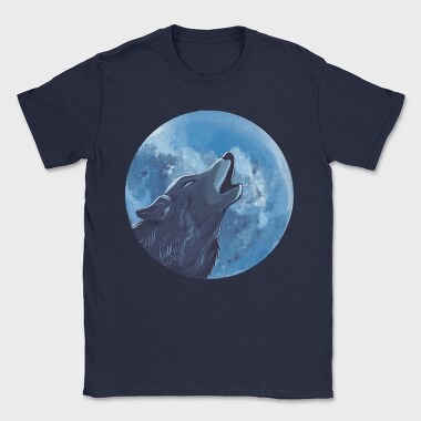 Moon Wolf, Tricou Barbati (Unisex)