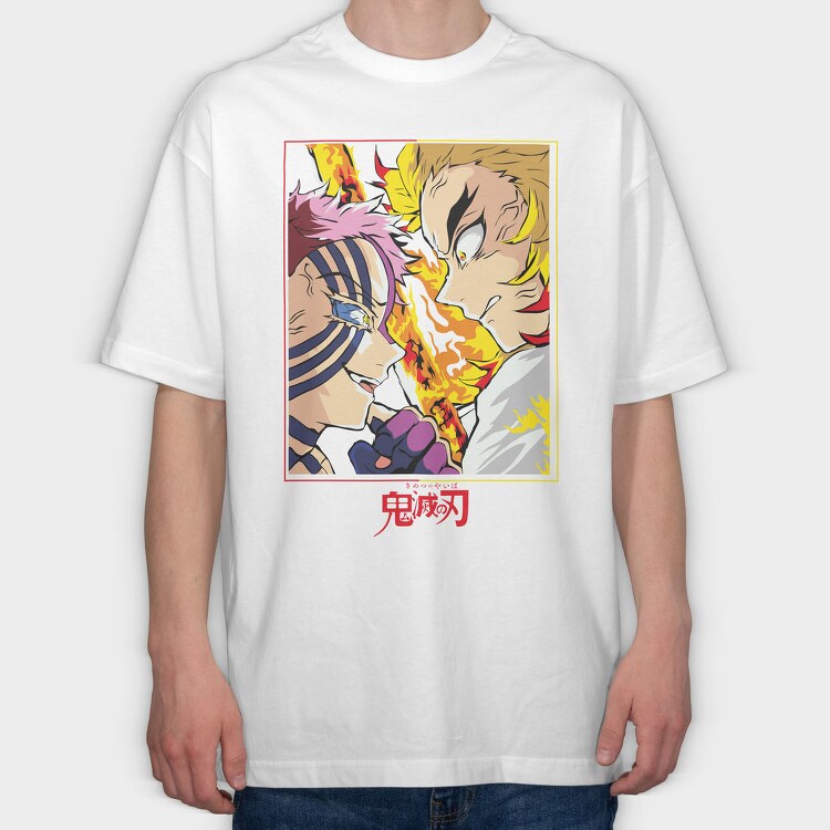 Demon Slayer 7, Tricou Oversize Barbati (Unisex)