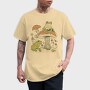 Mushrooms Frogs Nature, Tricou Barbati (Unisex)