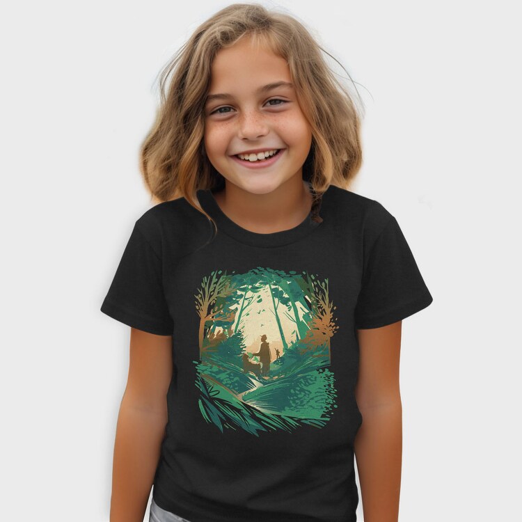 Walk Woods Dog, Tricou Copii