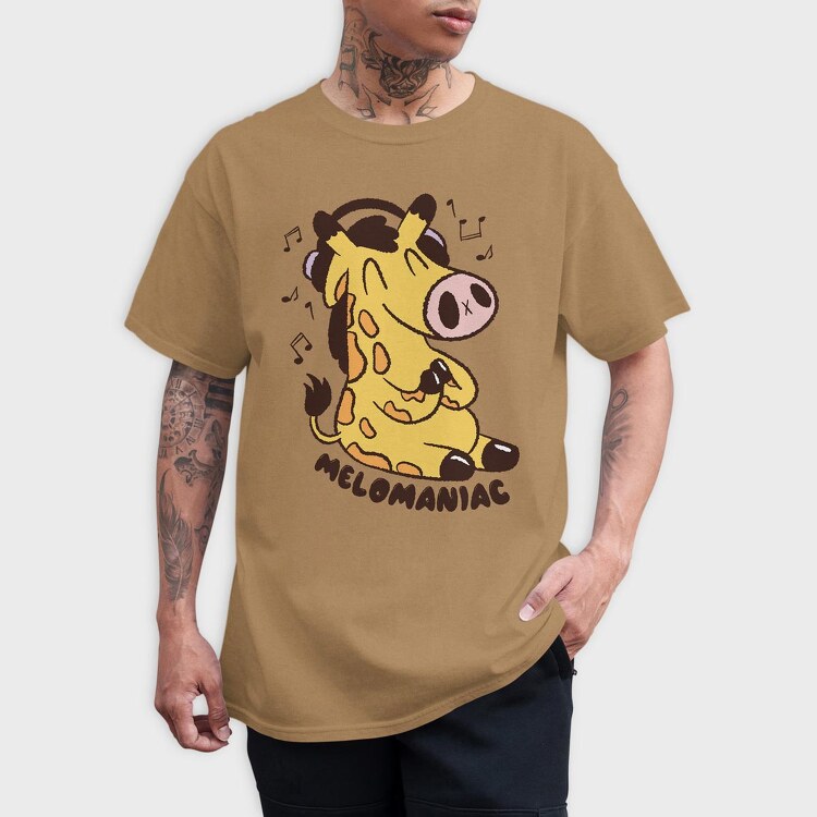 Giraffe Music, Tricou Barbati (Unisex)