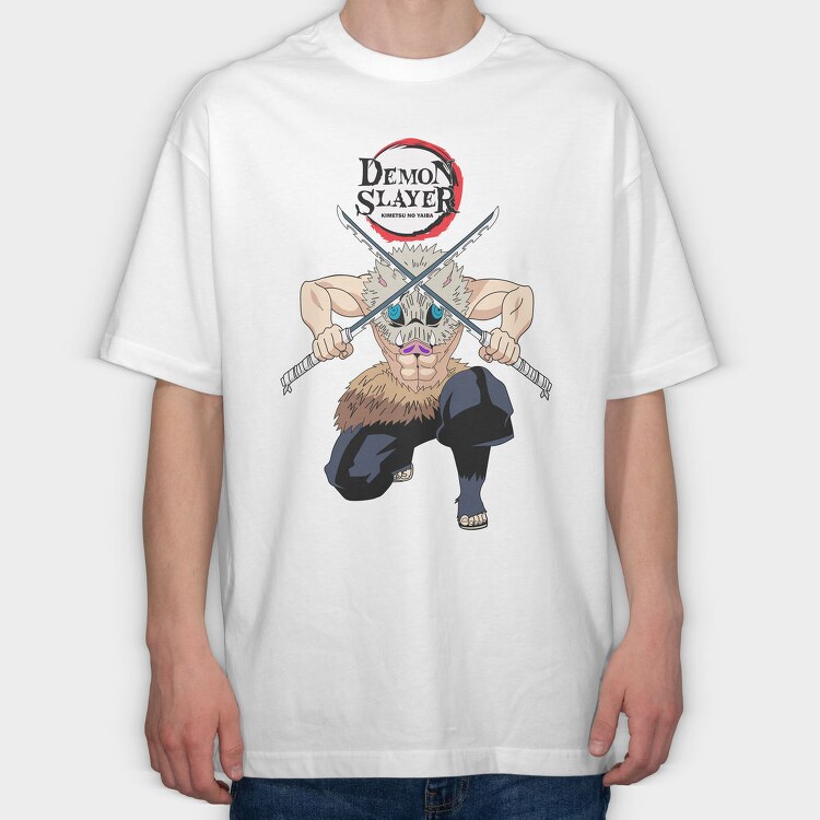 Demon Slayer 40, Tricou Oversize Barbati (Unisex)