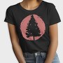 Pine Tree Sunset, Tricou Femei