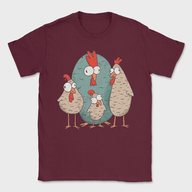 Crazy Chickens, Tricou Barbati (Unisex)