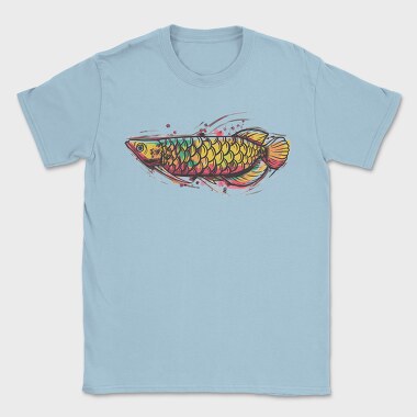 Arowana Watercolor, Tricou Barbati (Unisex)