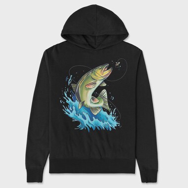 Bass Painting, Hanorac Oversize Barbati (Unisex)