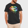 Rainbow Lips, Tricou Barbati (Unisex)