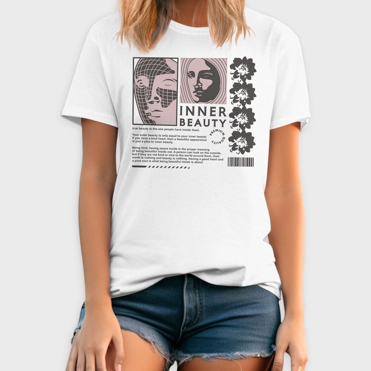 Inner Beauty 1, Tricou Barbati (Unisex)