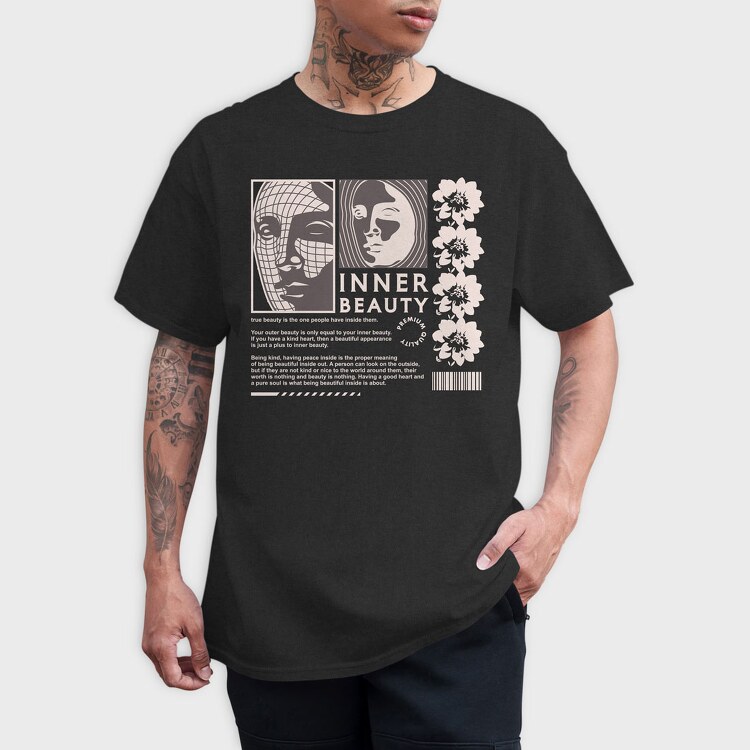 Inner Beauty 2, Tricou Barbati (Unisex)