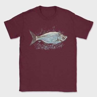 Fish Drawing, Tricou Barbati (Unisex)