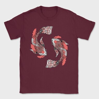 Fish Koi, Tricou Barbati (Unisex)