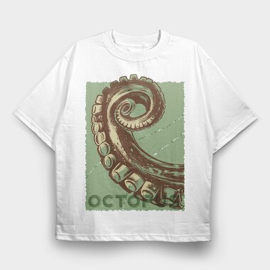 Octopus, Tricou Oversize Barbati (Unisex)
