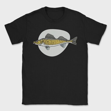 Walleye Fish, Tricou Barbati (Unisex)
