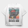 Party Cat, Tricou Oversize Barbati (Unisex)