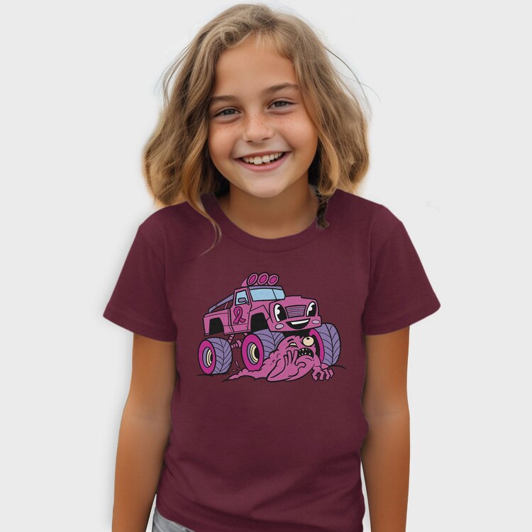 Pink Monster Truck, Tricou Copii
