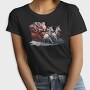 Santaclaus Christmas Sleigh, Tricou Femei